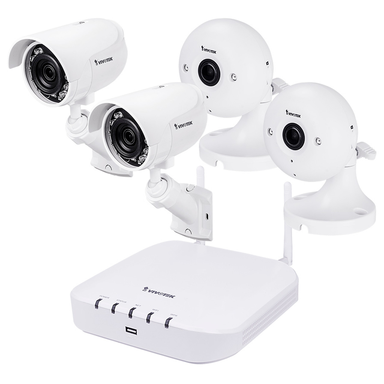 4 camera wireless outdoor security system