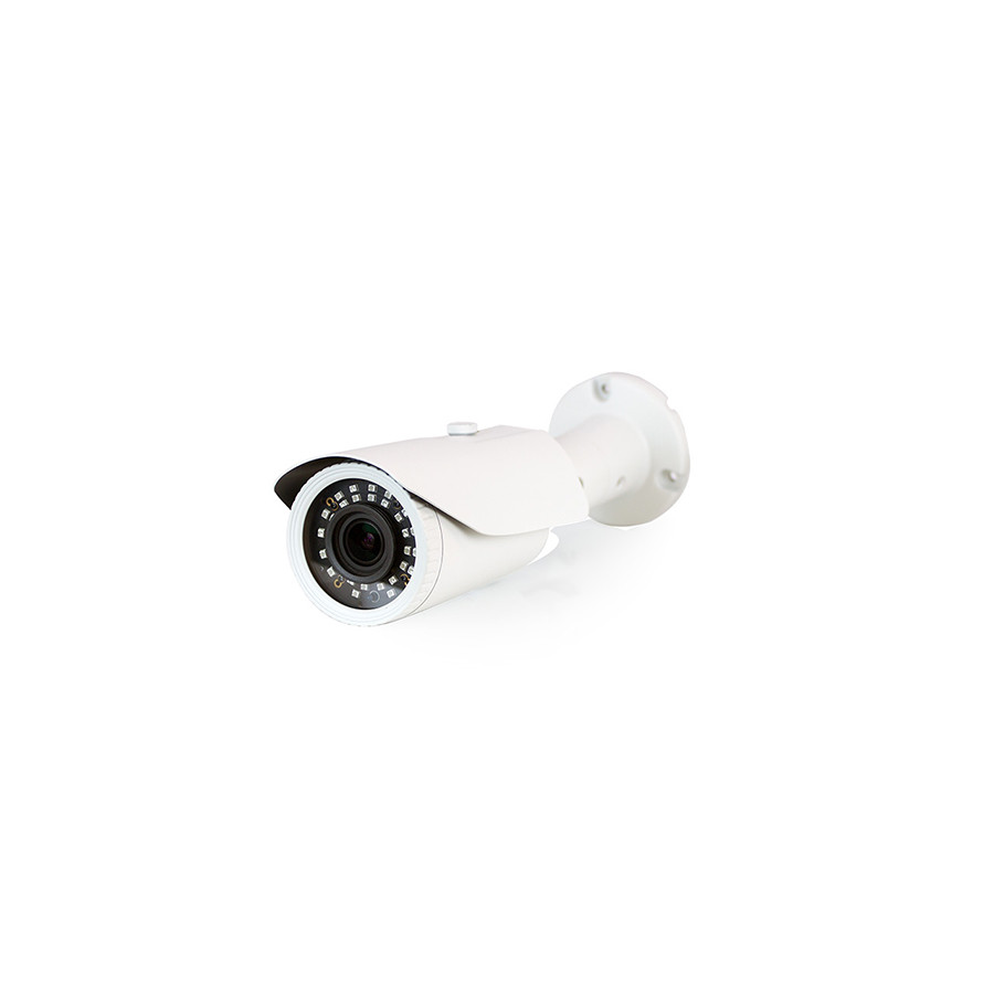 LEXA CCTV B122 HD-TVI 2MP Bullet Camera – 1080P, 2.8mm Wide Lens, Night Vision, White, Outdoor