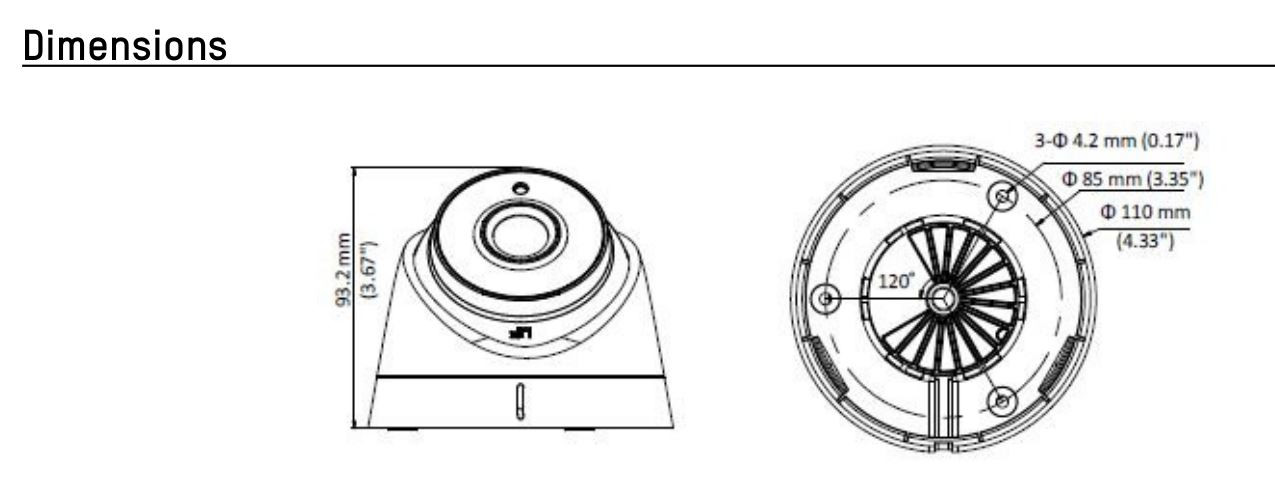 Hikvision DS-2CC52D9T-IT3E 2.8MM Outdoor CCTV Camera