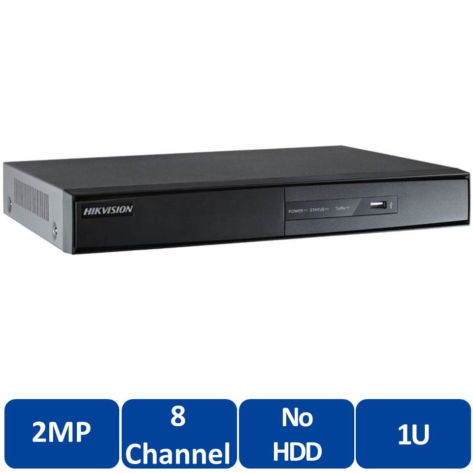 Hikvision DS-7208HGHI-SH-4TB 8 Channel 1MP DVR, 4 TB HDD discontinued