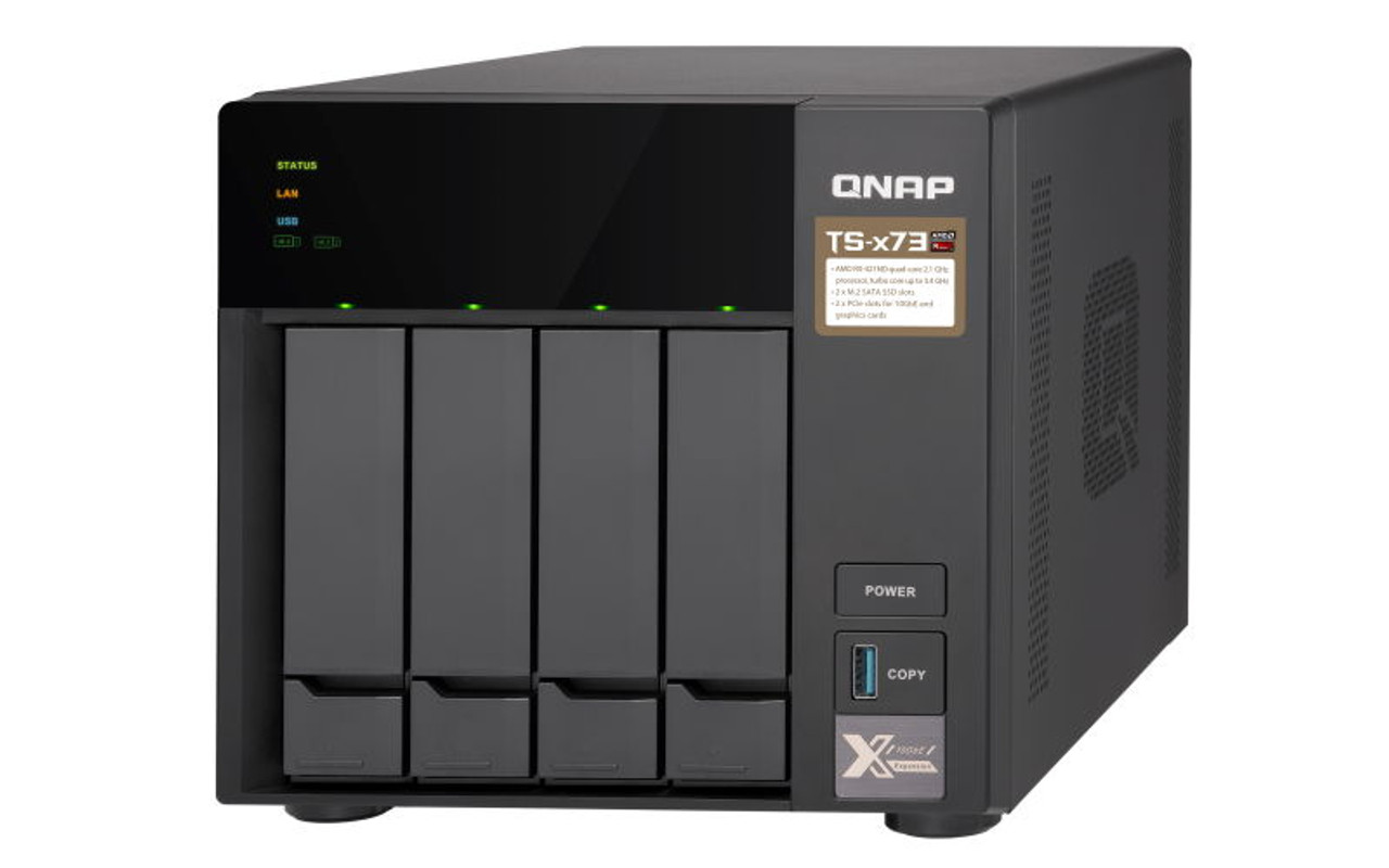 ⭐︎QNAP社 4ベイNAS⭐︎TS-473 メモリ8GB QNAP TS-473A-8G-US Desktop 4-bay NAS/iSCSI IP-SAN
