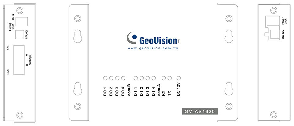 Geovision GVAS1620 Single Door IP Controller