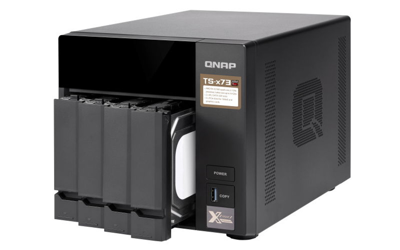 QNAP NAS INTEL 10GbE2 TS-473 4ベイ HDD 8TB QNAP TS-473A-8G | 4 Bay 2.5GbE NAS