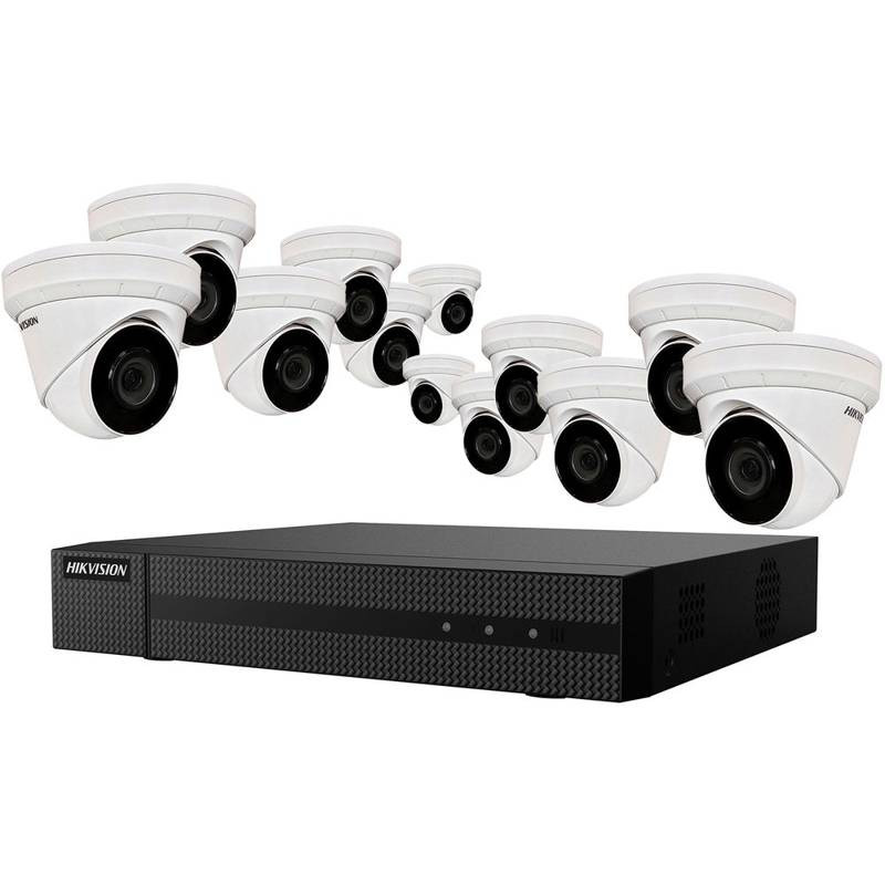 Hikvision EKI-K164T412 12 Camera Outdoor IP System
