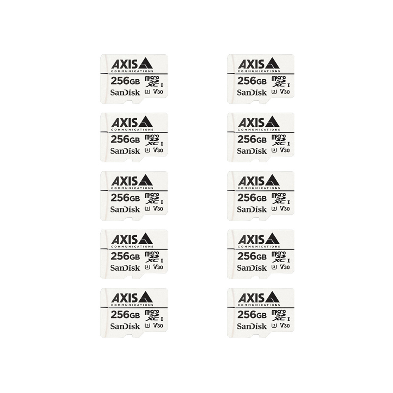 Axis Surveillance High Endurance Micro Sdxc Card 256 Gb 10 Pieces 021 021