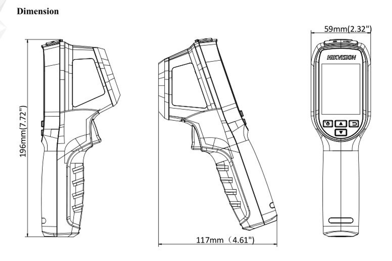 Hikvision DS-2TP31B-3AUF Handheld Thermal Camera