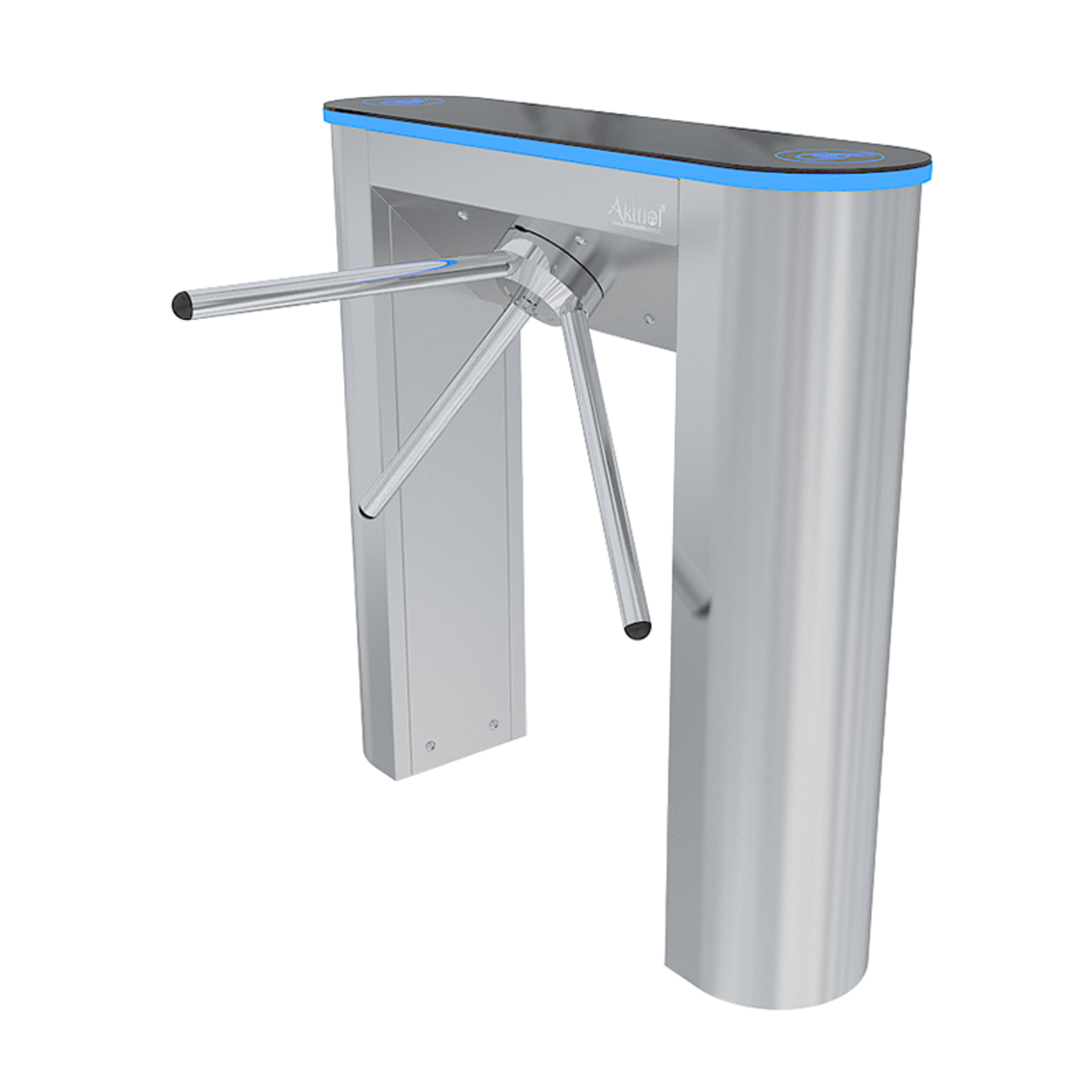 Waist Height Turnstile Double Leg Single Sided