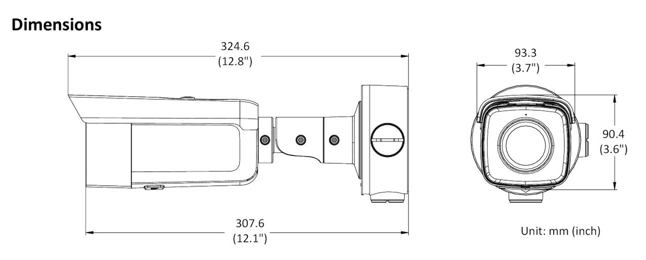 Hikvision PCI-LB15F2S Outdoor Bullet IP Camera
