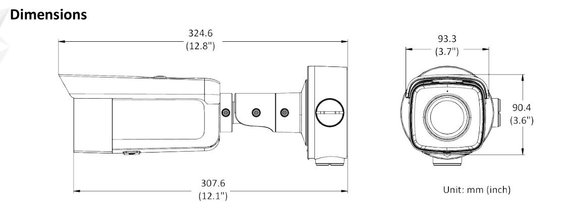 Hikvision PCI-LB18F2S Outdoor Bullet IP Camera