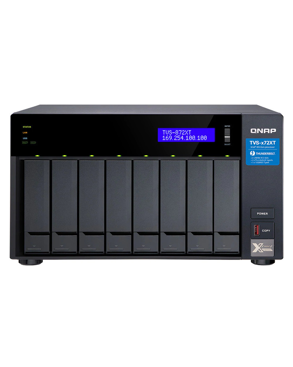 QNAP TVS-872XT-i5-16G-US 8 Bay Diskless NAS