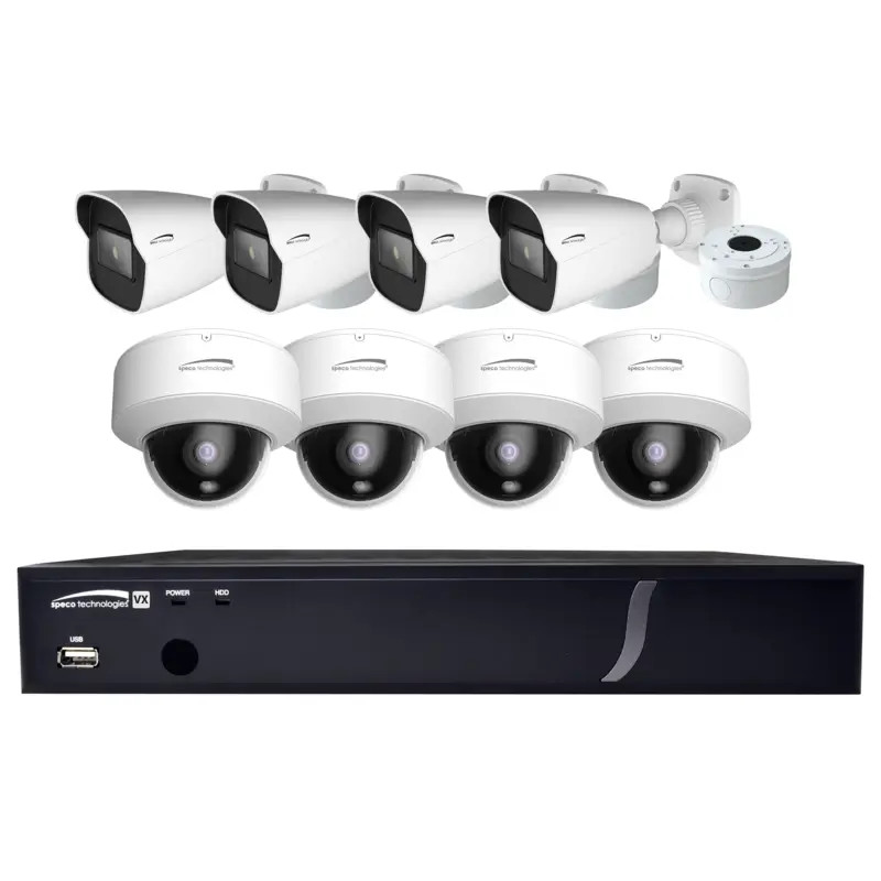 Speco ZIPT8BD2 8 Camera Outdoor Bullet HD-TVI System