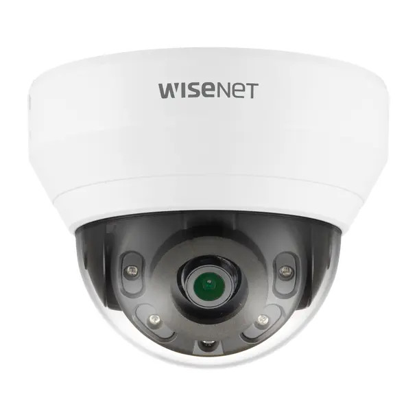 Samsung Hanwha QND-7032R 4MP Night Vision Dome IP Security Camera with Built-in Mic, 6mm Fixed Lens