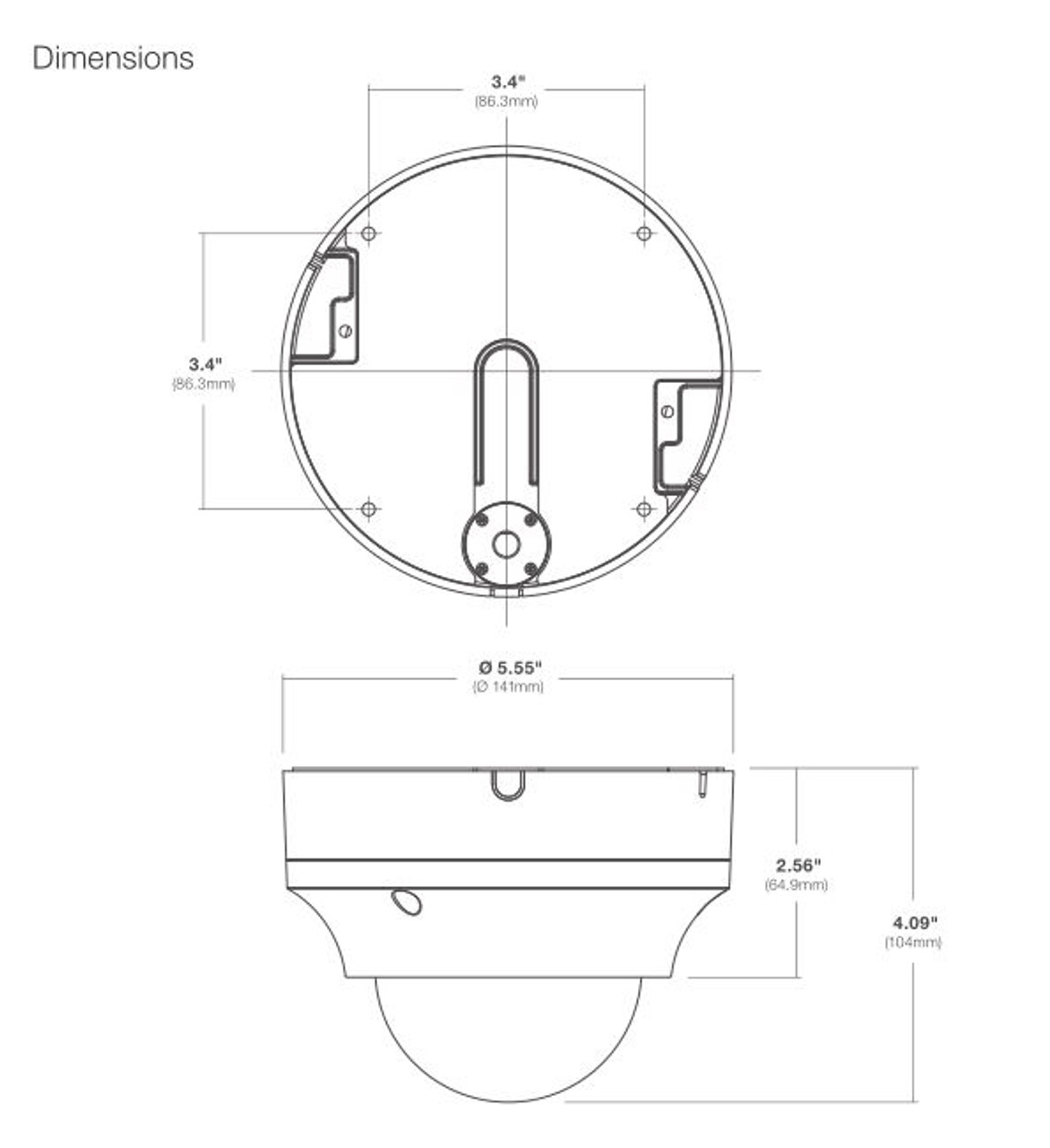 Arecont Vision AV02CLD-200 2MP Outdoor Dome IP Camera