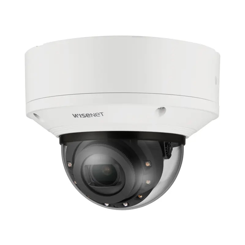 Samsung Hanwha XND-8093RV 6MP Night Vision Indoor Dome IP Security Camera with AI, 10.9~29mm Motorized Lens