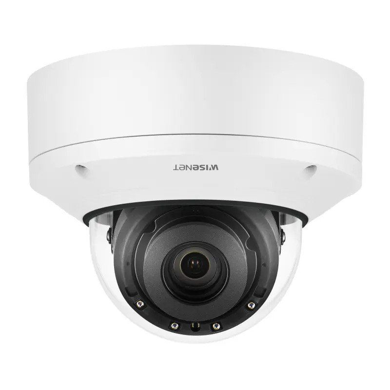 Samsung Hanwha XND-9082RV 8MP 4K Night Vision Indoor Vandal Proof IP Security Camera, 2.8~8.4mm Motorized Lens
