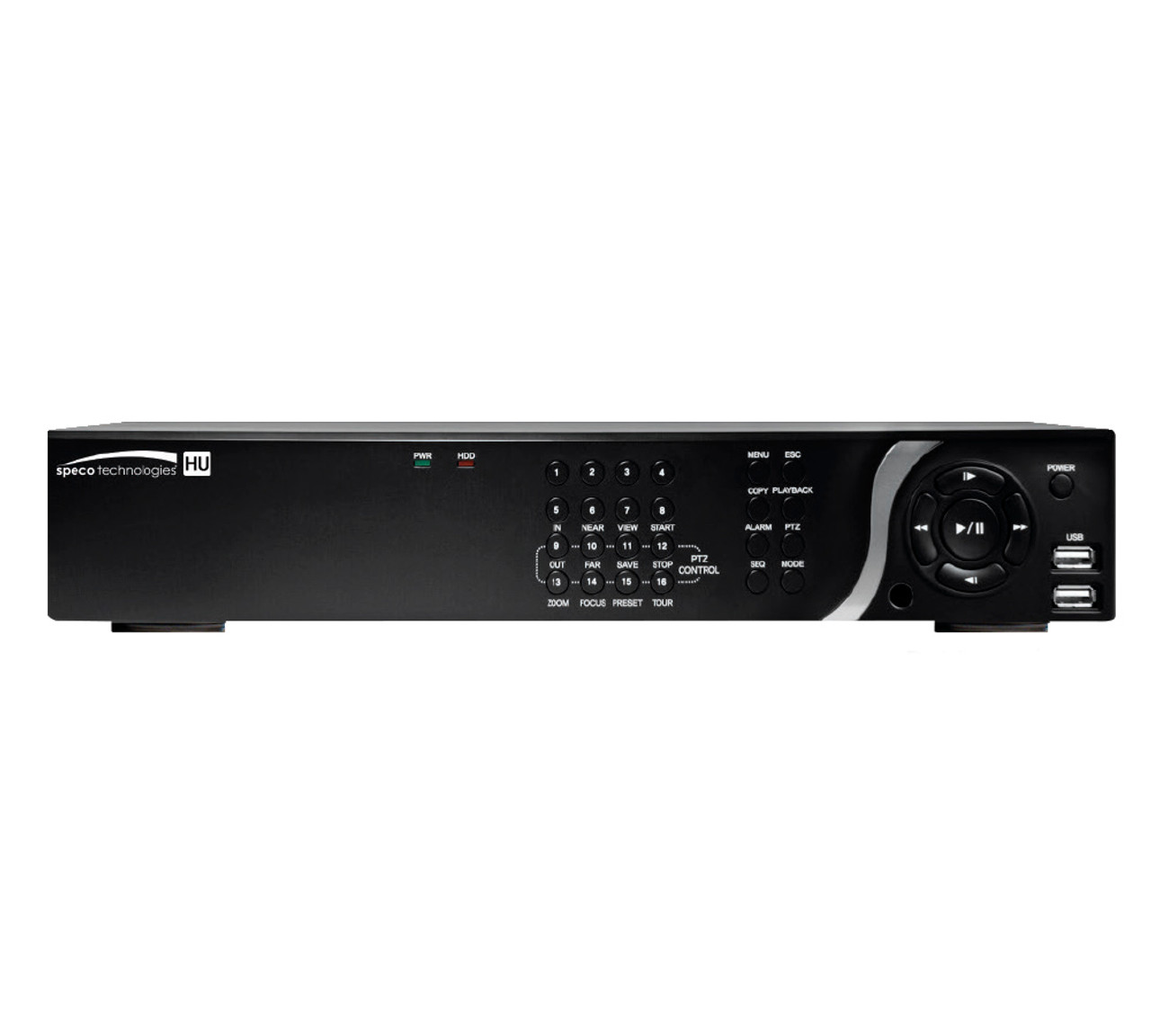 Speco D16HU16TB 16 Ch 4K IP/HDTVI Hybrid Video Recorder