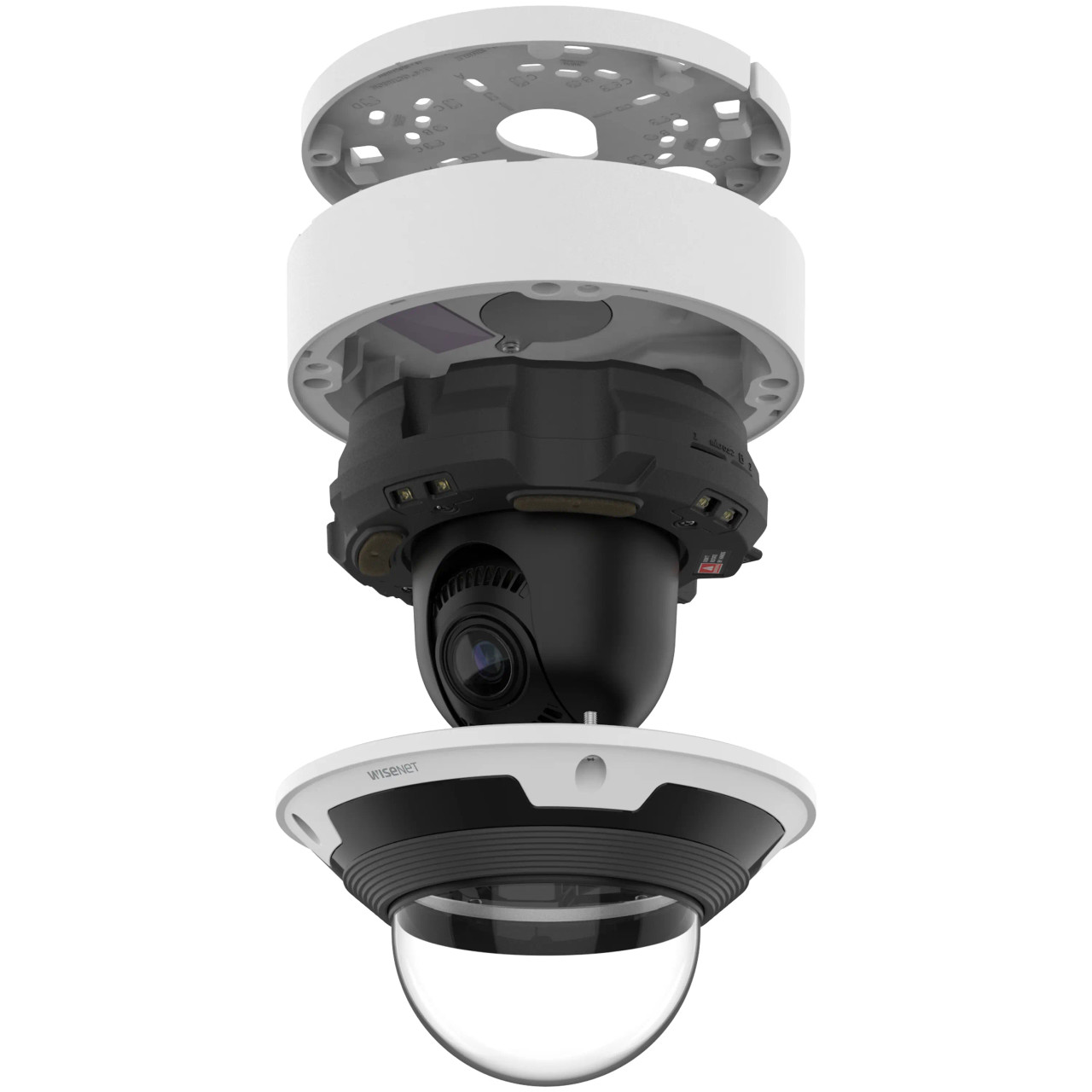 Hanwha Vision XNV-8083RZ Outdoor AI Dome IP Security Camera