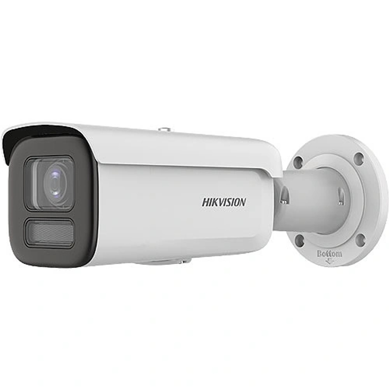 Hikvision DS-2CD2647G2T-LZS ColorVu 4MP White-Light Outdoor Bullet IP  Camera, 2.8~12mm Motorized Varifocal Lens, White