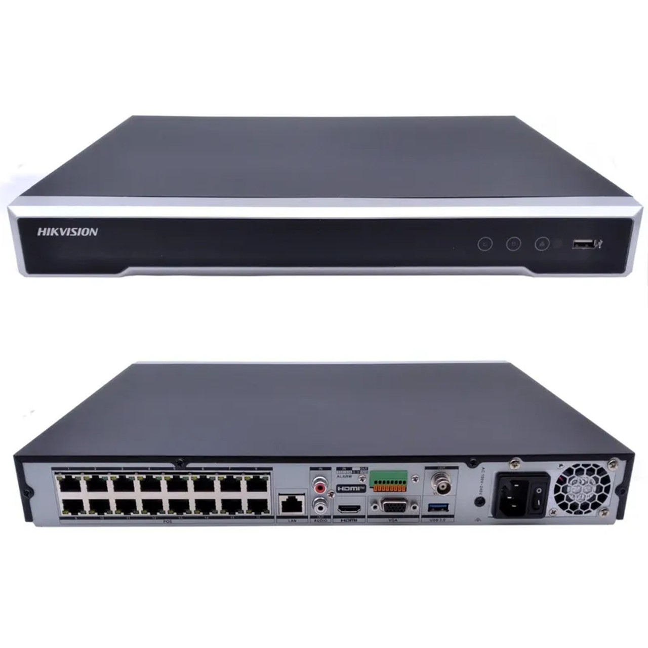 Hikvision ネットワークビデオレコーダー 16Ch POE NVR Hikvision 16 Channel 4K NVR PoE 4TB HDD 256Mbps | SpyCameraCCTV
