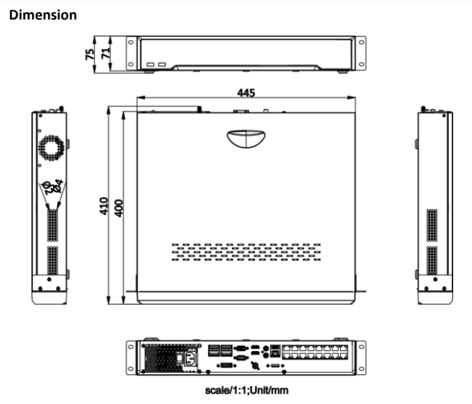 Hikvision DS-7716NI-M4/16P-24TB 32MP 16-Ch NVR