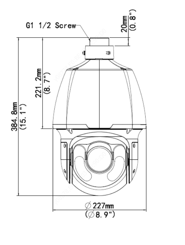 ENS Security EM-PTZP46150-X33-LH IP Security Camera