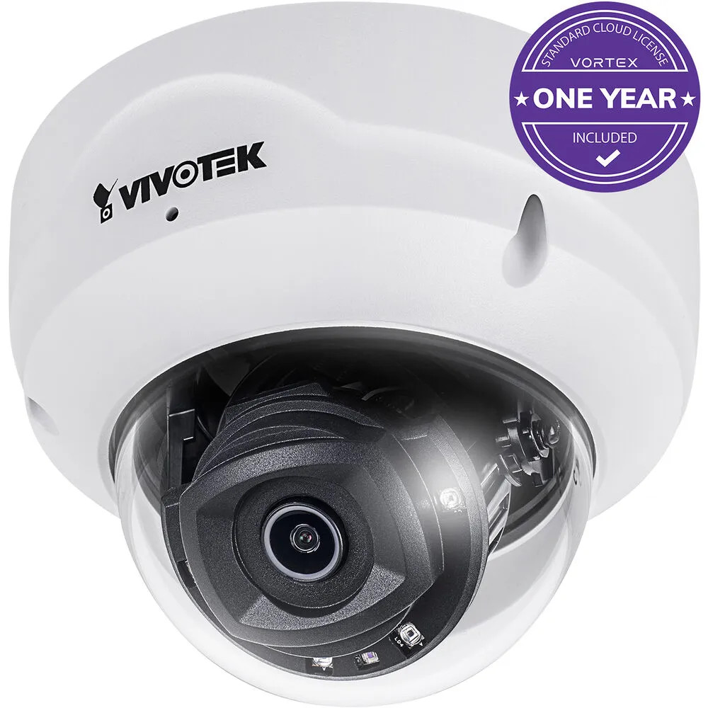 Vivotek FD819-H-1Y 5MP Dome Indoor IP Security Camera