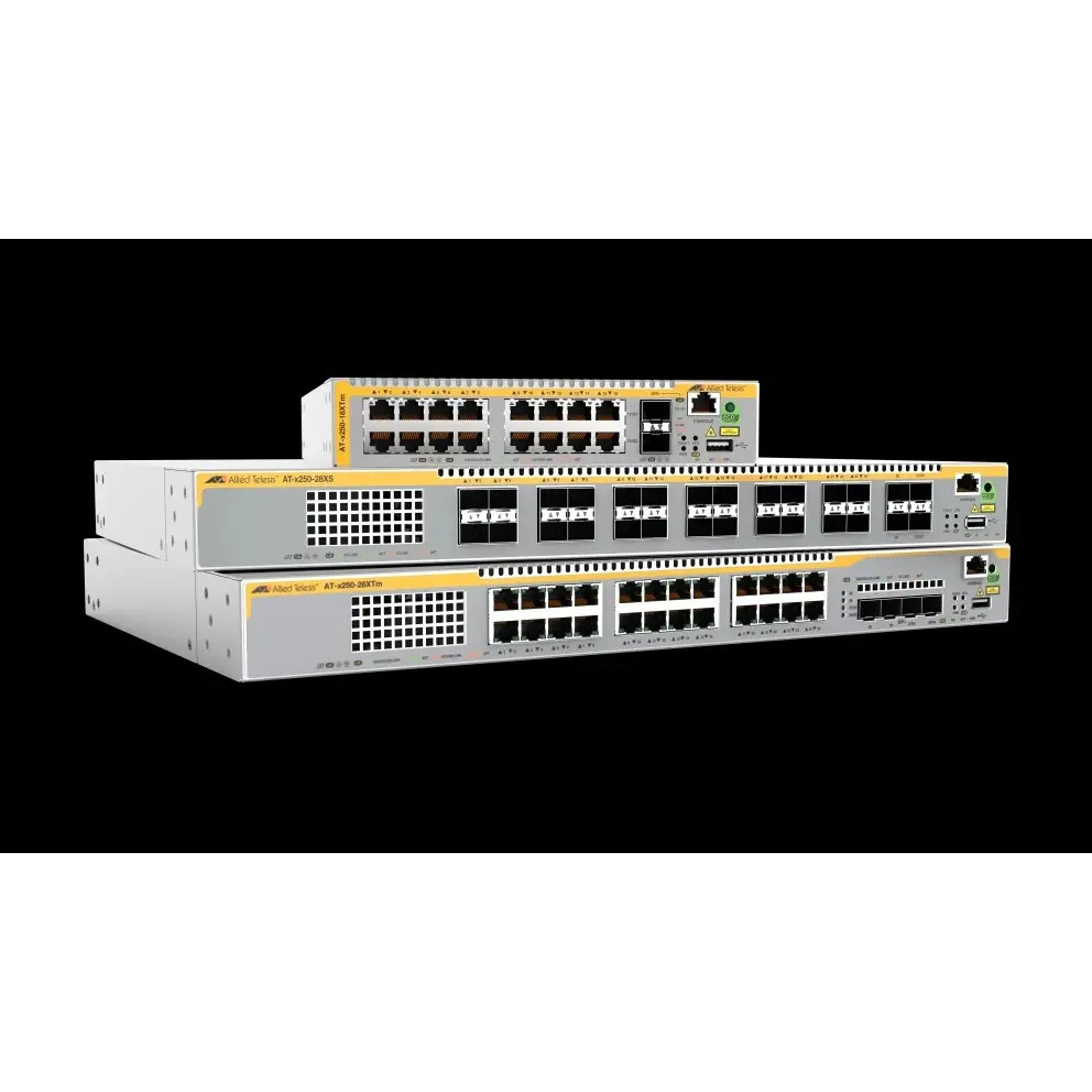Hanwha Vision HV-x250-18XS-10 18-Port Stackable Fiber Switch - 10