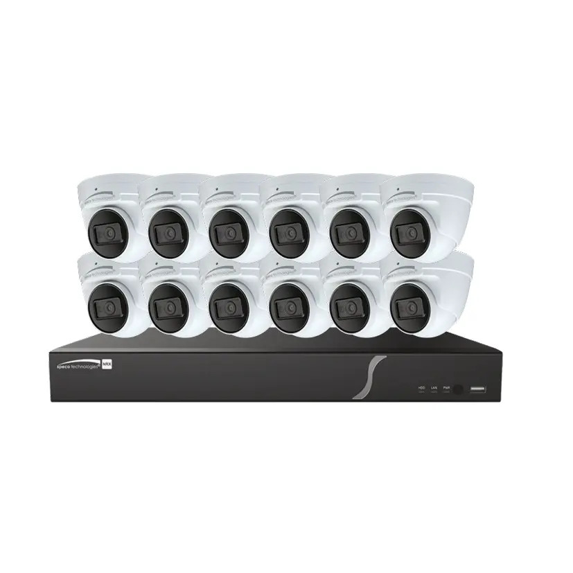 Speco ZIP1612T4 16 Channel NVR System with 12 x 4MP IP Cameras