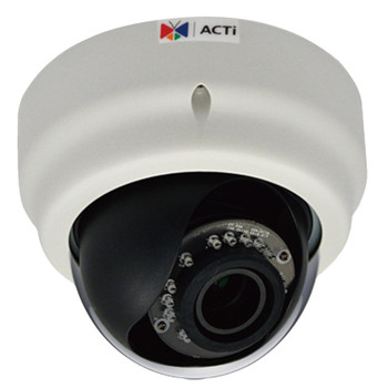 ACTi D65 3 Megapixel IR Day/Night Dome Network Security Camera ACTi D65 3 Megapixel IR Day/Night Dome Network Security Camera