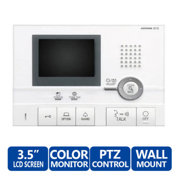 Aiphone GT-1C Master Monitor Station - GT Series Multi-Tenant Color Video Entry Security System (White)