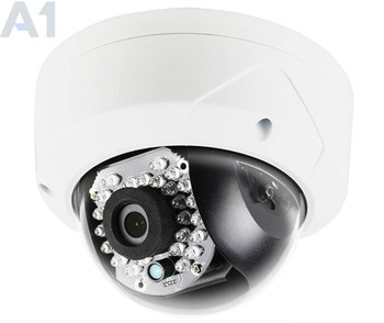 4.1 Megapixel InfraRed for Night Vision Indoor and Outdoor Dome Network (IP) Security Camera, Weatherproof, SD Card Support, 2.8mm Fixed Lens, CMIP7442W-28M
