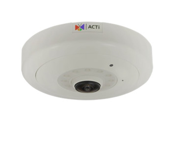 ACTi B57 6MP Indoor Hemispheric Dome IP Security Camera - 1.3mm Fixed Lens, Extreme WDR (130 dB), 1/1.8" CMOS, H.264, 30fps at 1920x1080