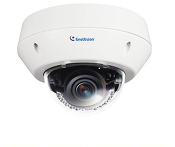 Geovision GV-EVD5100 5MP IR Outdoor Dome IP Security Camera 84-EVD5100-0010 - 3~9mm Varifocal Lens
