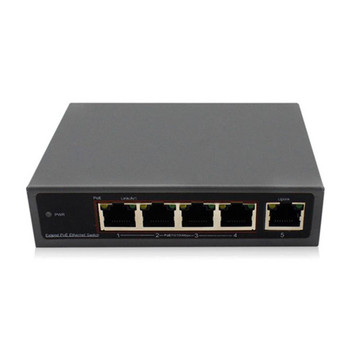 ENS ST-POE0504-65 4-Port PoE Switch, 1 Upload link, 65W, 300ft
