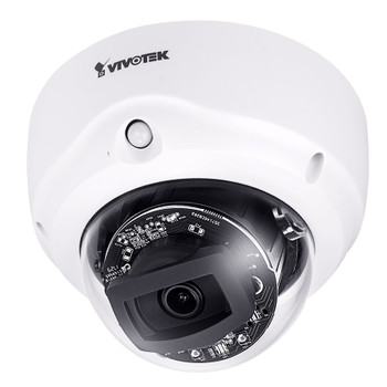 Vivotek FD9167-HT 2MP IR H.265 Indoor Dome IP Security Camera with 2.8~12mm Varifocal Lens