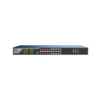 Hikvision DS-3E0318P-E 16-Port 100 Mbps Unmanaged PoE Switch