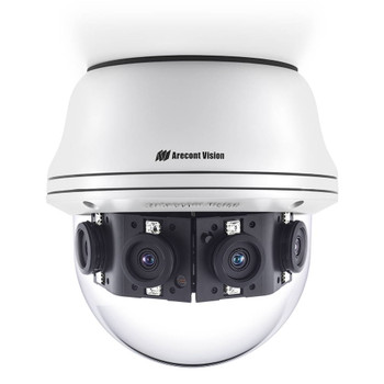 Arecont Vision AV08CPD-118 8MP 4K IR H.265 Outdoor Dome IP Security Camera - Multi-sensor