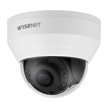 Samsung Hanwha QND-8030R 5MP H.265 IR Indoor Dome IP Security Camera with 6mm Fixed Lens