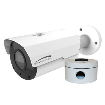 Speco O2VLB8 2MP IR Outdoor Bullet IP Security Camera with included Junction Box, 2.8-12mm lens