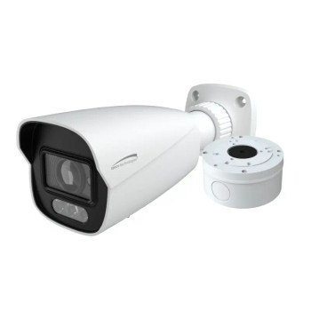 Speco O5LB1 5MP Advanced Analytic Bullet IP Security Camera with White Light Intensifier, 2.8mm fixed lens