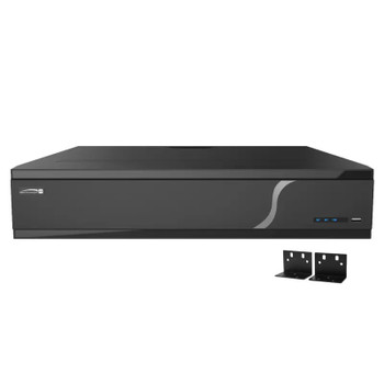 Speco N32NRE4TB 32 Channel 4K H265 Network Video Recorder with Facial Recognition and Smart Analytics, 4TB HDD