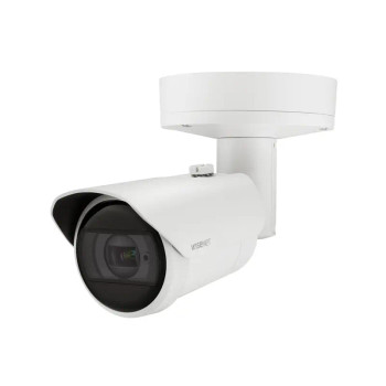 Samsung Hanwha XNO-C8083R 6MP Night Vision Outdoor Bullet IP Security Camera with IVA, 4.4~9.3mm Motorized Lens Samsung Hanwha XNO-C8083R 6MP Night Vision Outdoor Bullet IP Security Camera with IVA, 4.4~9.3mm Motorized Lens