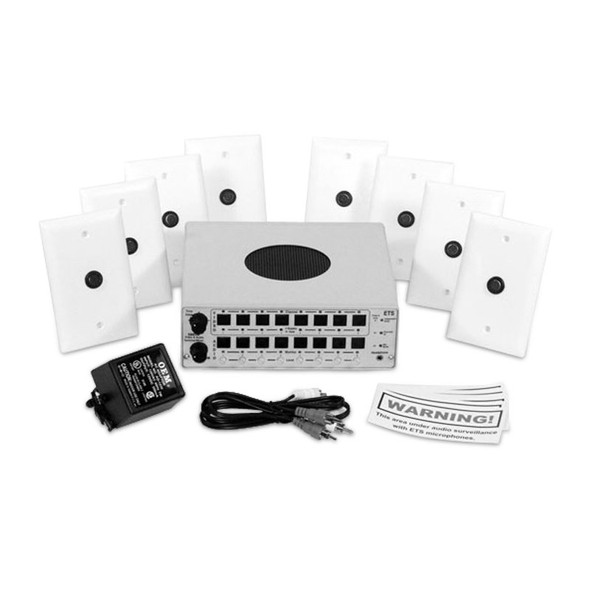 ETS SM9va 8 Zone Audio/Video Surveillance Kit