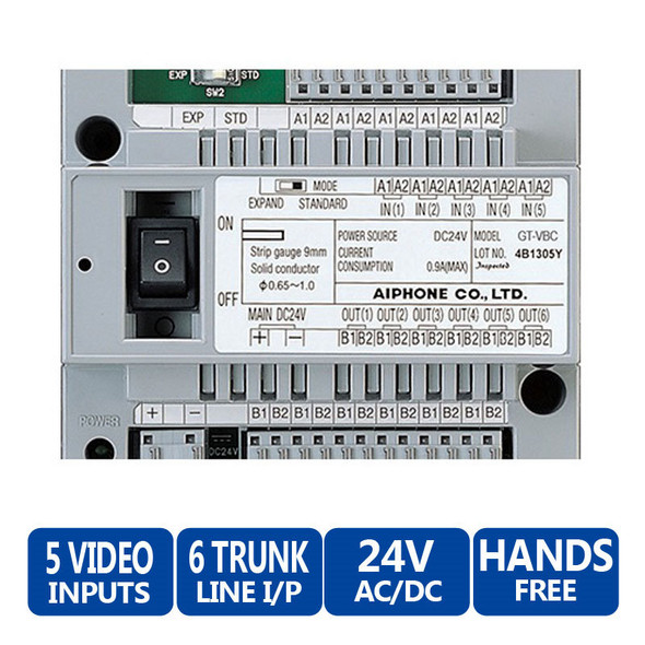 Aiphone GT-VBC Video Bus Control Unit - GT Multi-Tenant Color Video Entry Security System - 1