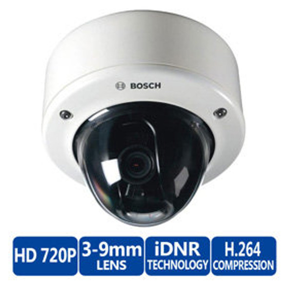 Bosch NIN-733-V03PS Flexidome 720p HD Day/Night IP Security Camera - SMB