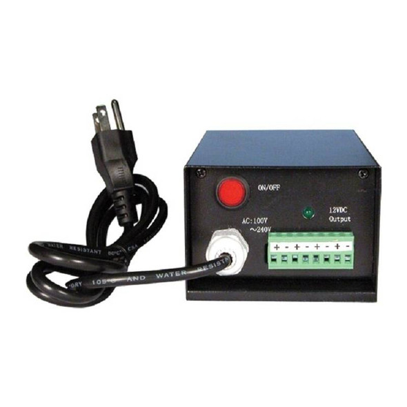 LTS PS120V5-D 4ch CCTV Power Supply, 5-Amp Power Output - 1