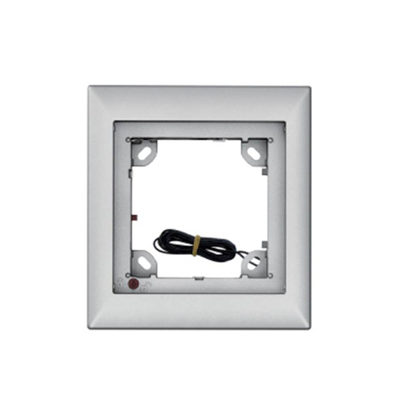 Mobotix MX-OPT-Frame-1-EXT-SV Single Frame - 131 x 143 x 18 mm (W x H x D), Outdoor, Silver - 1