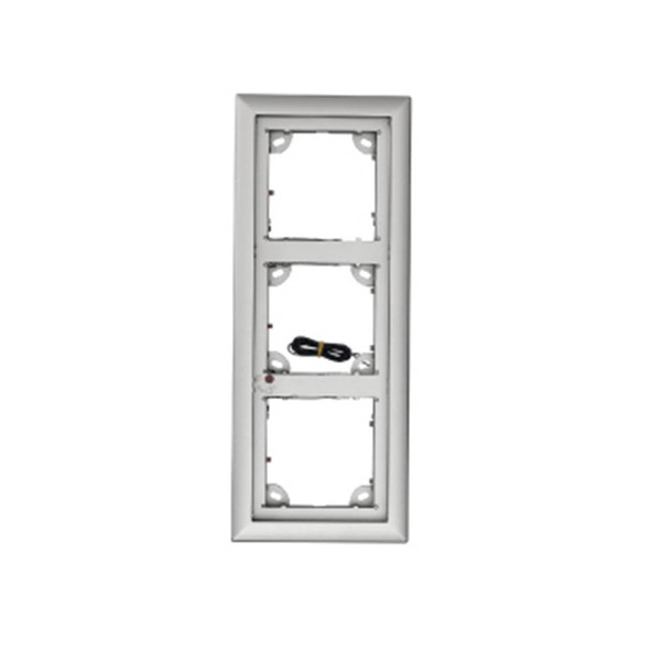 Mobotix MX-OPT-Frame-3-EXT-SV Triple Frame - 131 x 233 x 18 mm (W x H x D), Outdoor, Silver - 1