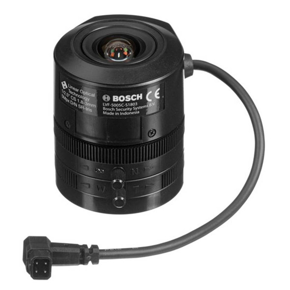 Bosch LVF-5003N-S3813 SR CS-Mount 1.8 to 3mm 5 Mp IR-Corrected Varifocal Lens