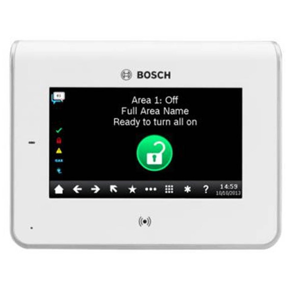 Bosch B942W Color Graphic Touch Screen with Keypad, White - 1